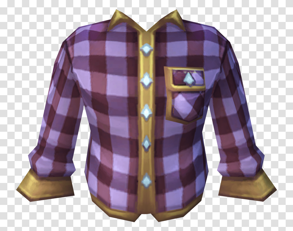 Purple Checkered Shirt Plaid, Clothing, Apparel, Dress Shirt, Blouse Transparent Png