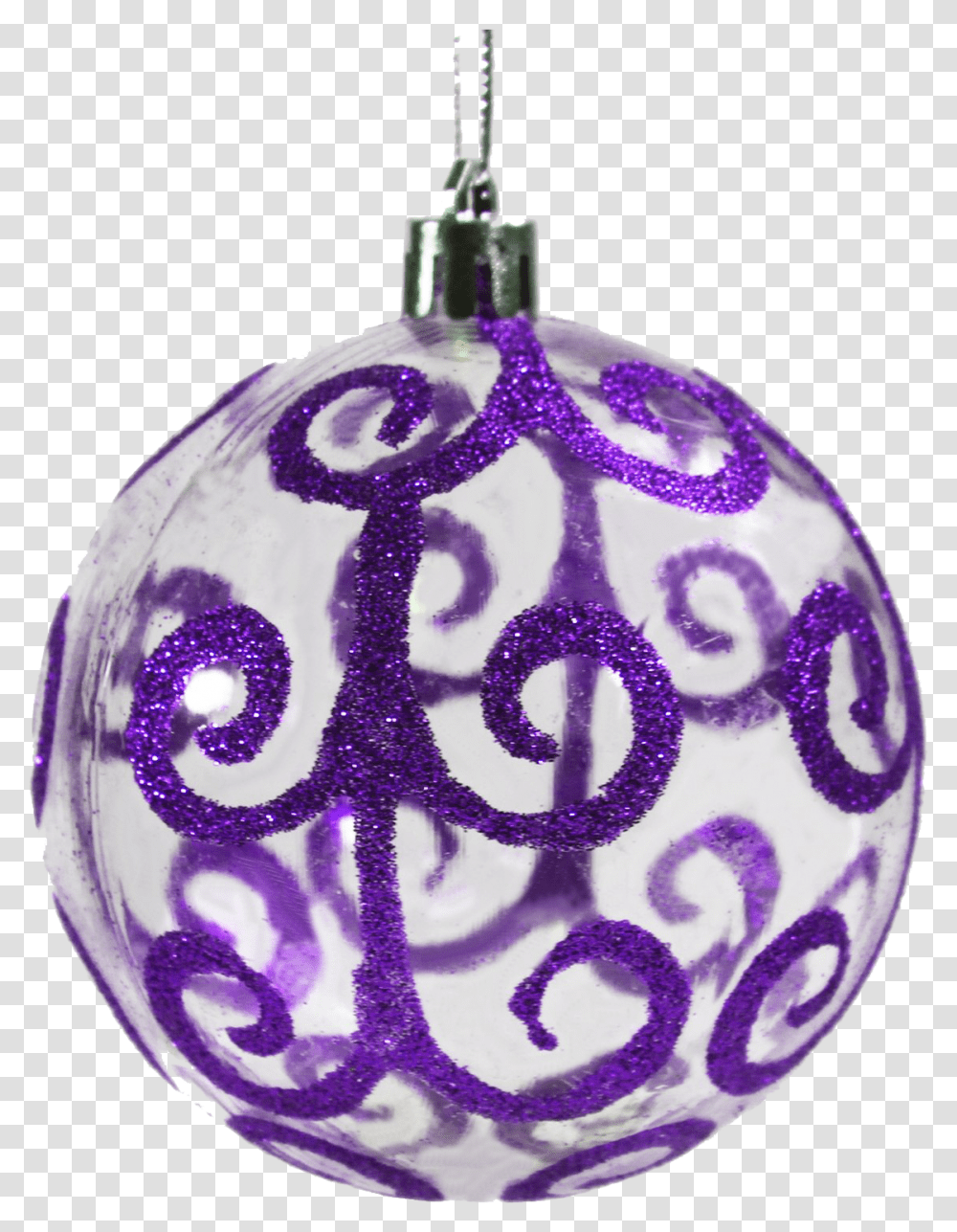 Purple Christmas Ball Background Sphere Christmas Ornaments, Rug, Light, Glitter, Pattern Transparent Png