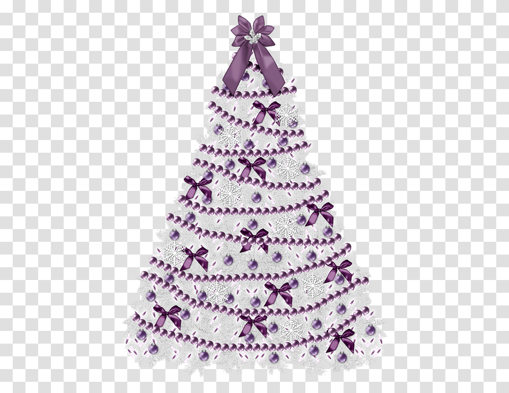 Purple Christmas Clipart Purple Christmas Decorations, Wedding Cake, Dessert, Food, Plant Transparent Png