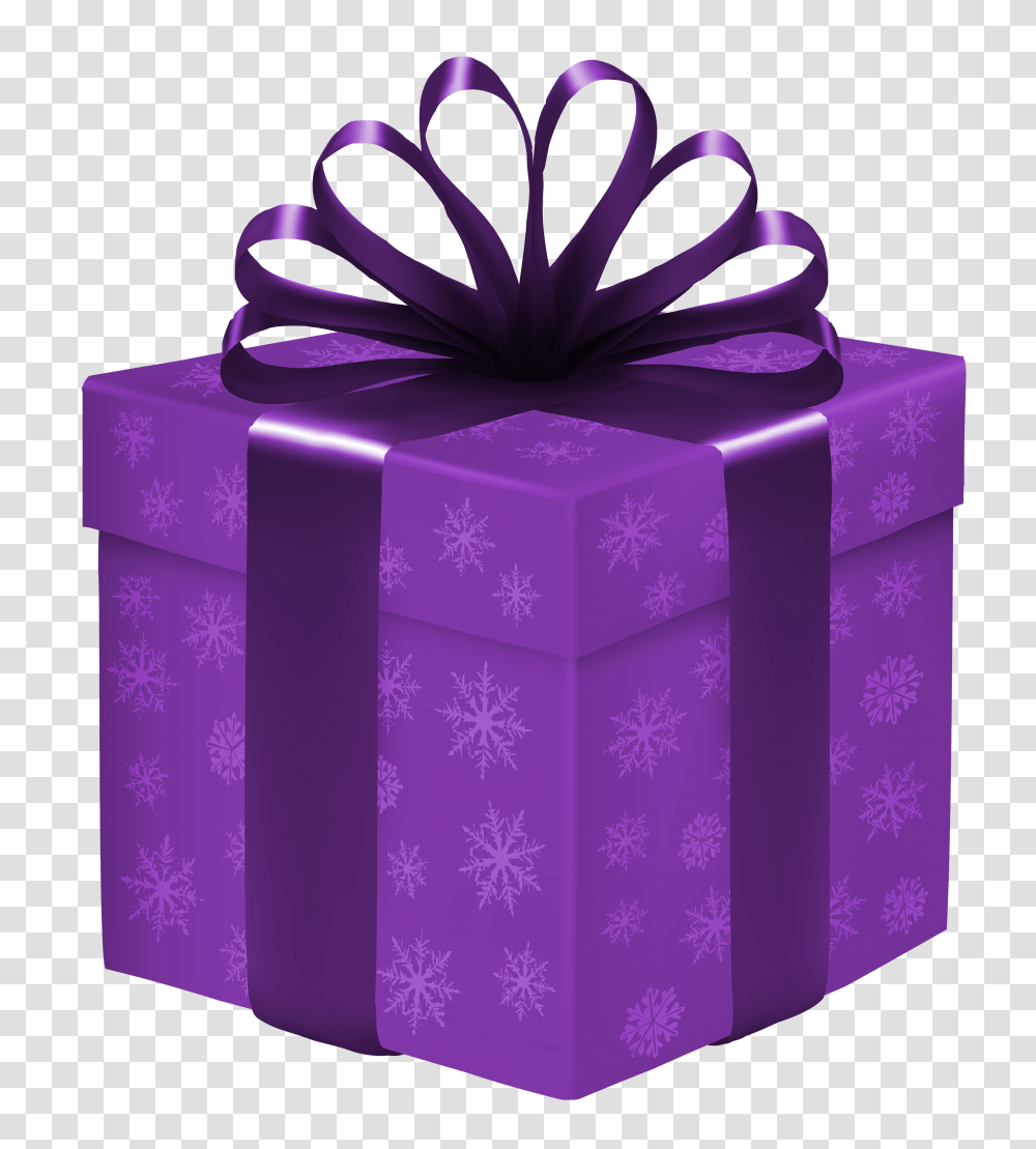 Purple Christmas Gift Box Card Stock Purple Christmas Present Clipart,  Transparent Png