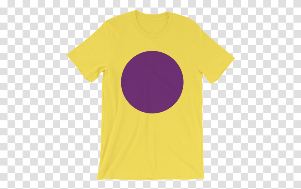 Purple Circle Shape Unisex T Circle, Clothing, Apparel, T-Shirt, Sleeve Transparent Png
