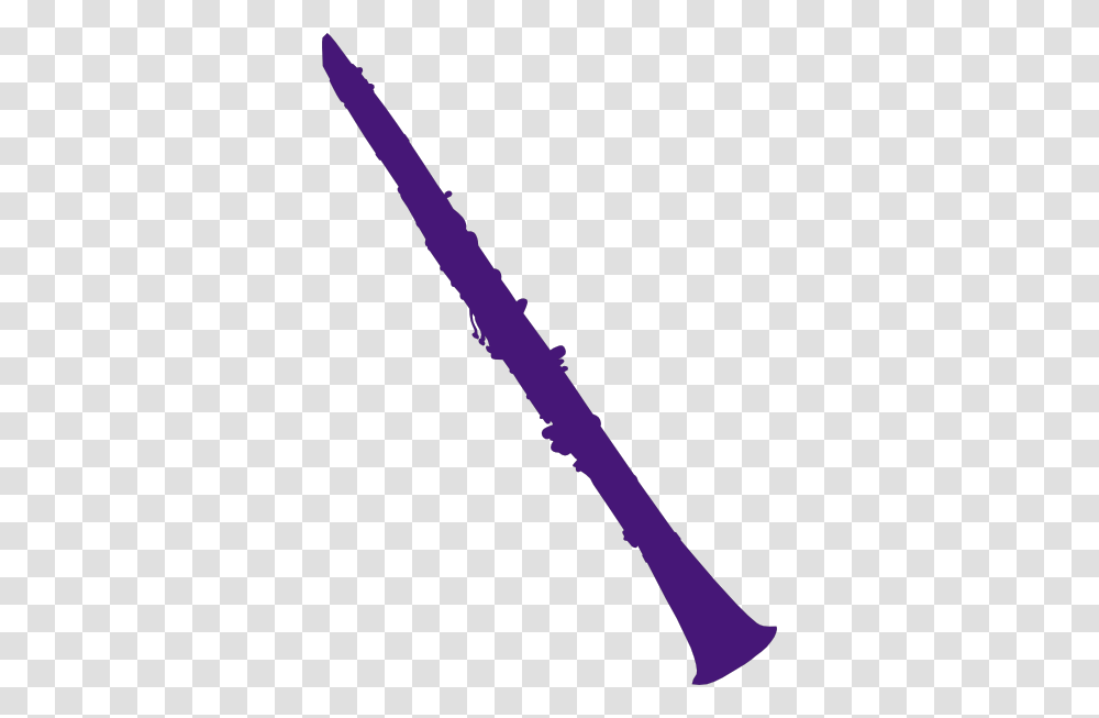 Purple Clarinet Clip Art, Silhouette, Leisure Activities, Musical Instrument, Wand Transparent Png