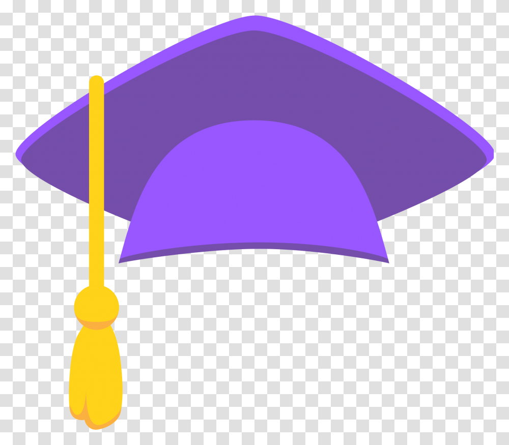 Purple Clip Art Graduation Cap, Lamp, Umbrella, Canopy Transparent Png