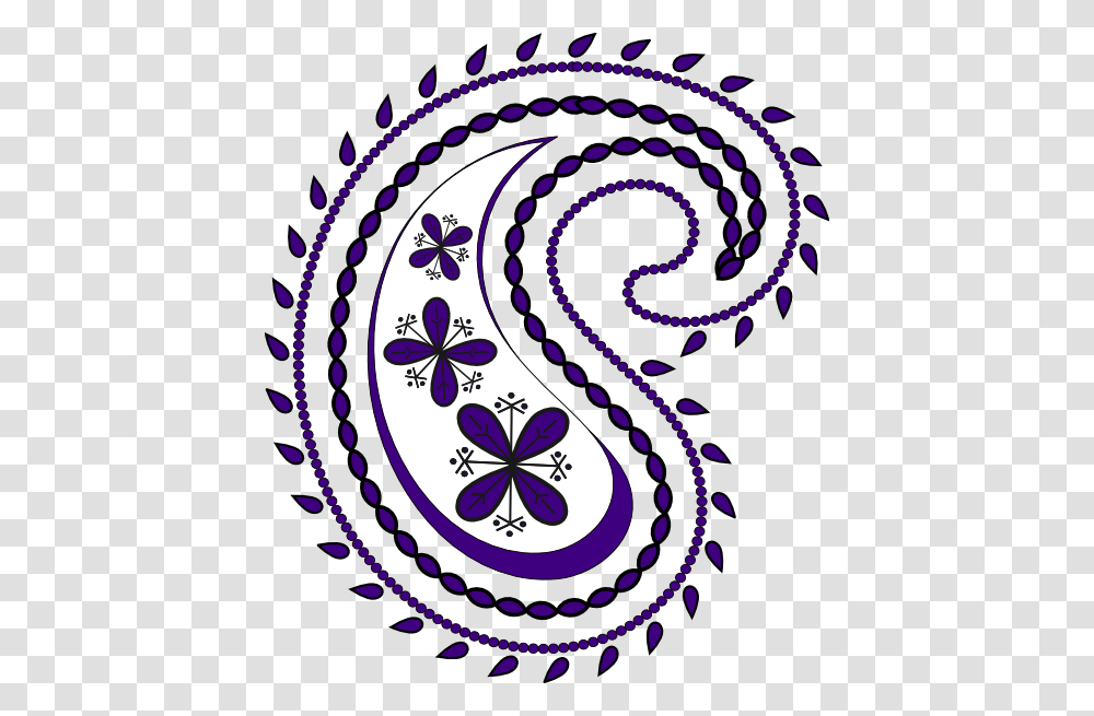 Purple Clip Art, Pattern, Paisley, Rug Transparent Png