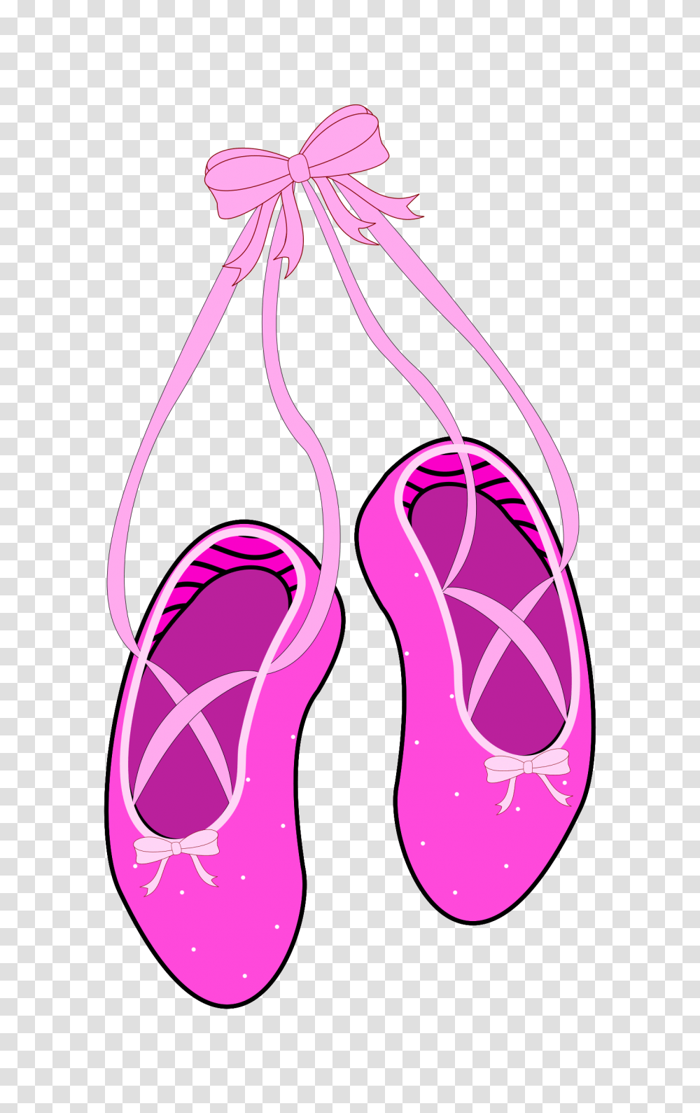 Purple Clipart Ballet Shoe, Apparel, Footwear, Flip-Flop Transparent Png