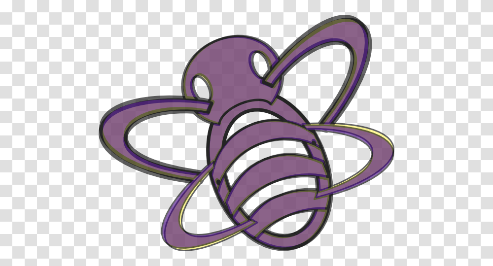 Purple Clipart Bee, Scissors, Blade, Weapon, Invertebrate Transparent Png