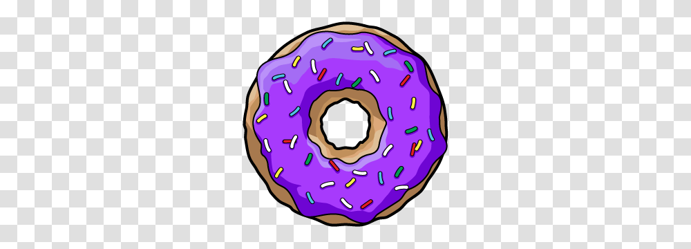 Purple Clipart Donut, Pastry, Dessert, Food, Sweets Transparent Png