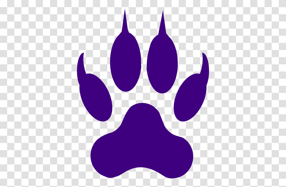 Purple Clipart Paw Print, Hook, Claw Transparent Png