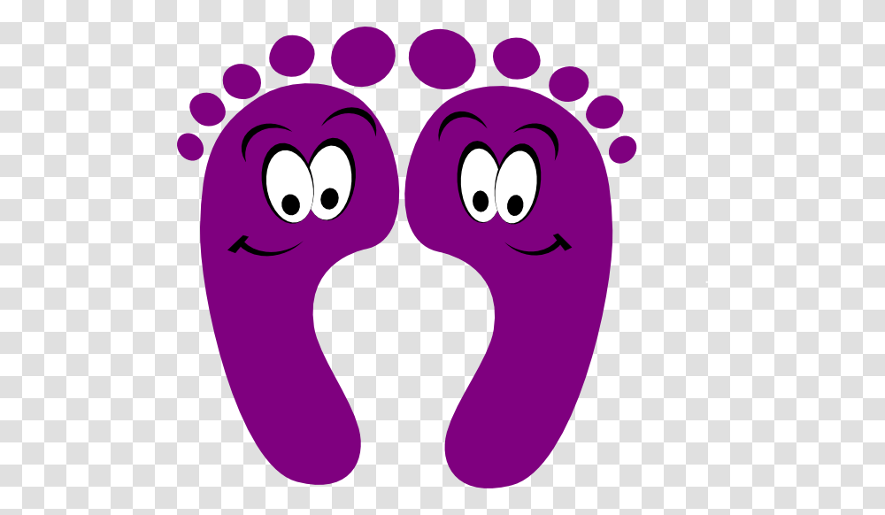 Purple Clipart Purple Happy Feet Clip Art Clip Art, Footprint Transparent Png