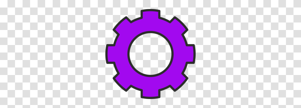 Purple Cog Clip Art, Machine, Gear, Cross Transparent Png