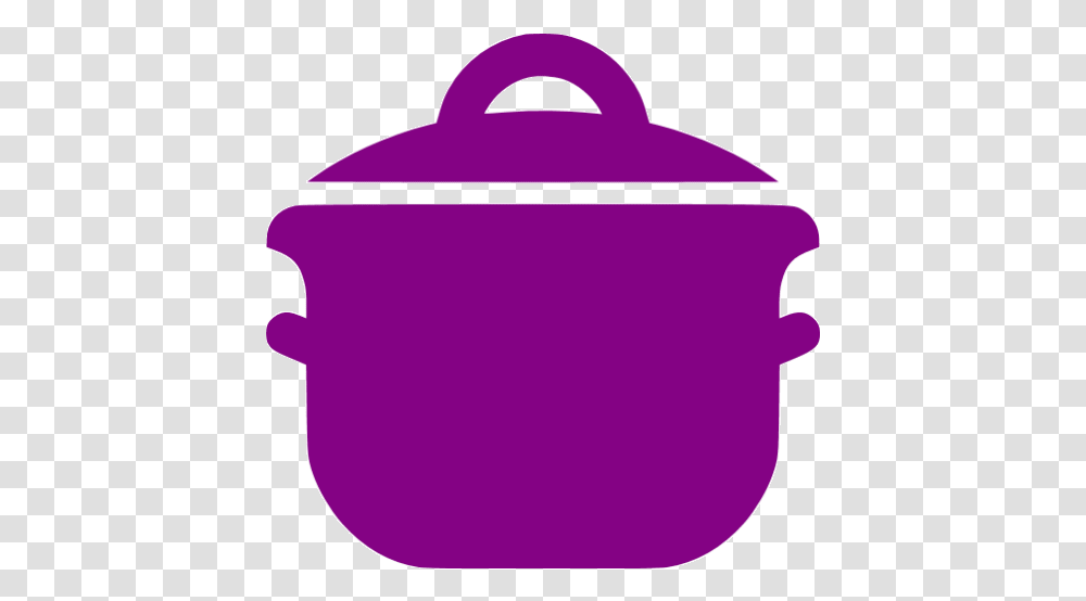 Purple Cooking Pot Icon Cooking Icon Orange, Bowl, Pottery, Teapot, Soup Bowl Transparent Png