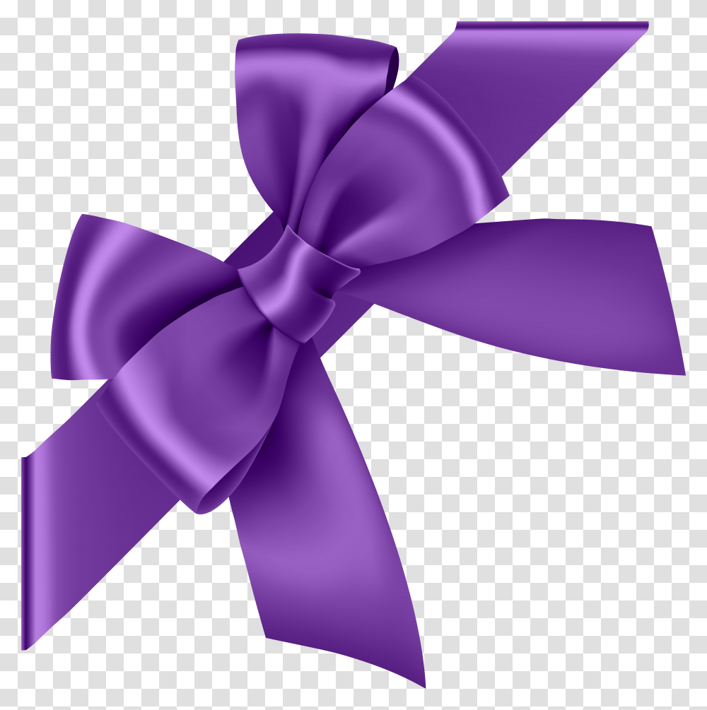 Purple Corner Bow Clip Art Image, Tie, Accessories, Accessory, Necktie Transparent Png