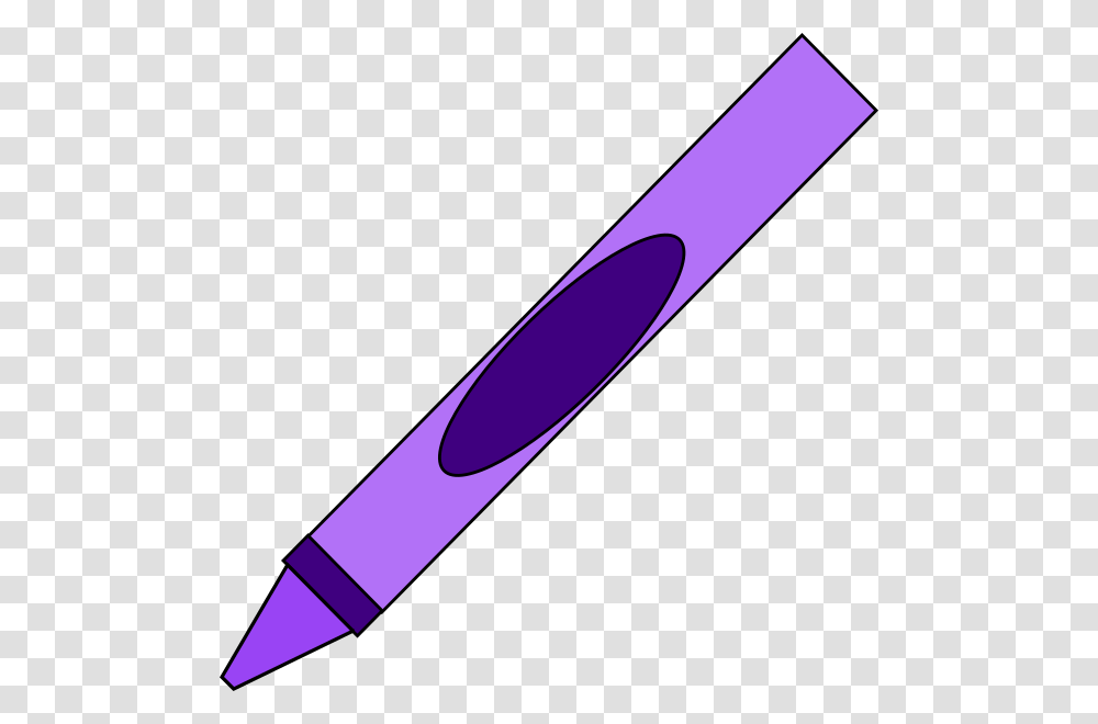 Purple Crayon Clip Art Transparent Png