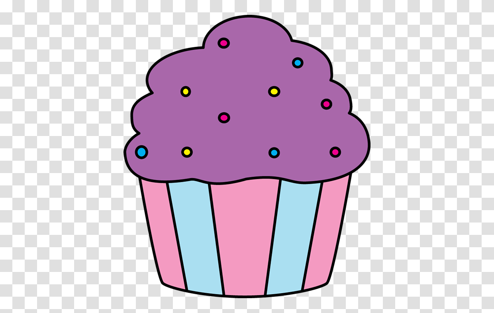 Purple Cupcake With Sprinkles Pretty Printables Fonts, Cream, Dessert, Food, Creme Transparent Png