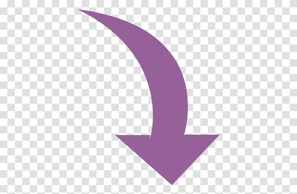 Purple Curved Arrow Purple Arrow, Outdoors, Nature, Symbol, Text Transparent Png