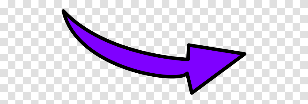 Purple Curvy Arrow Clip Art, Label, Weapon, People, Blade Transparent Png