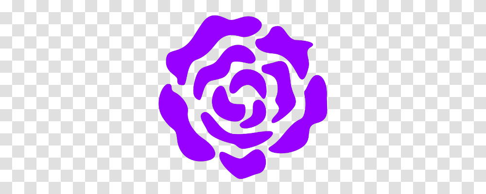 Purple Darkpurple Dark Rose Flower Color, Heart, Painting Transparent Png