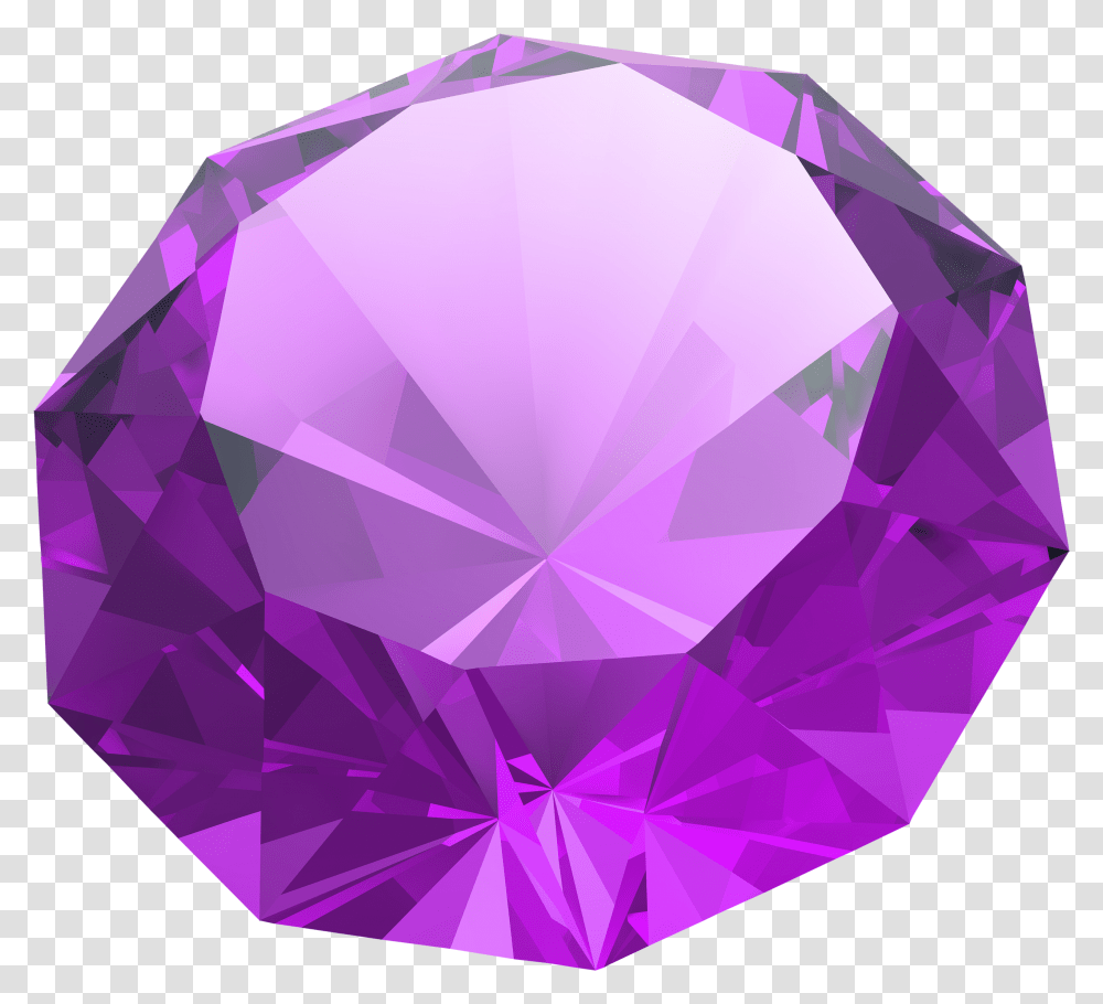 Purple Diam Purple Gem, Diamond, Gemstone, Jewelry, Accessories Transparent Png