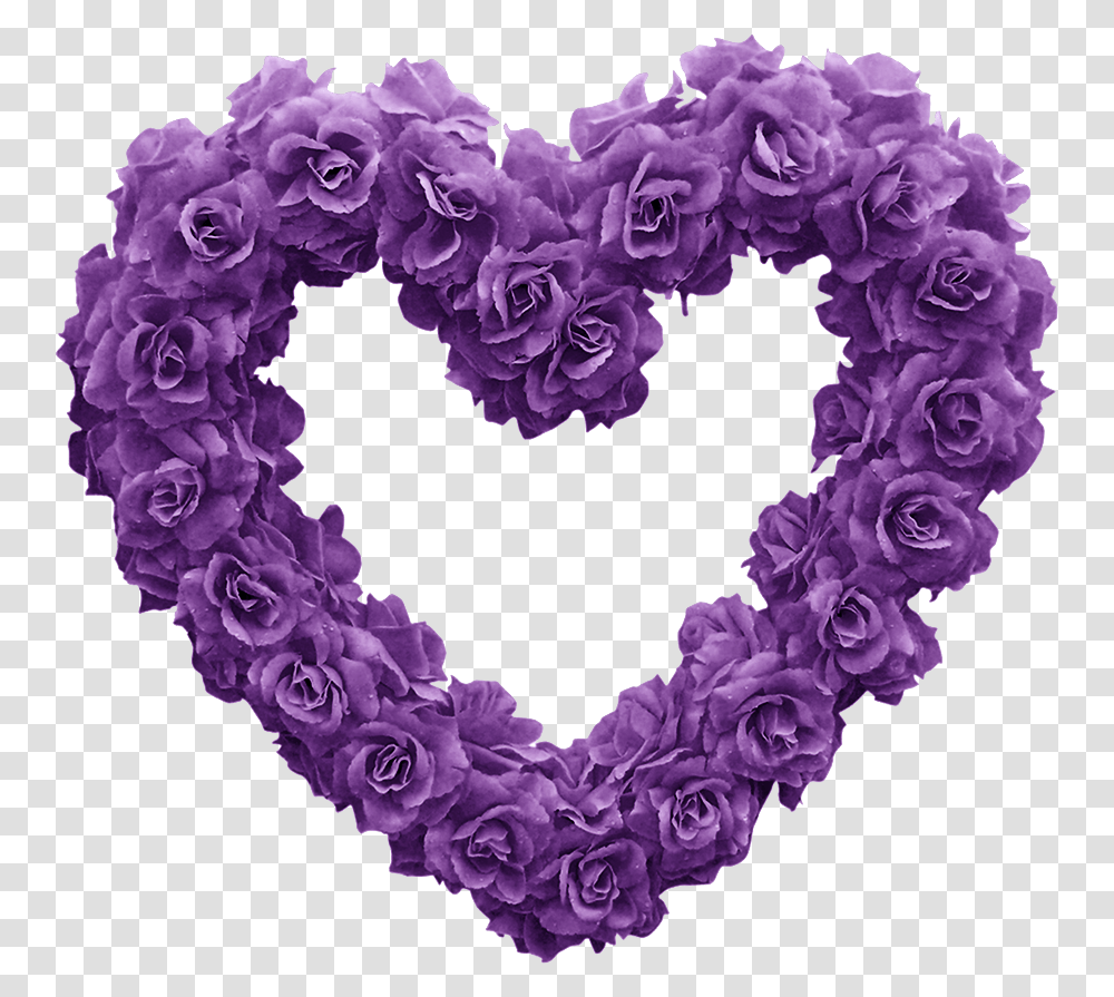 Purple Diamond Rose Valentines Day, Wreath, Plant, Flower, Blossom Transparent Png