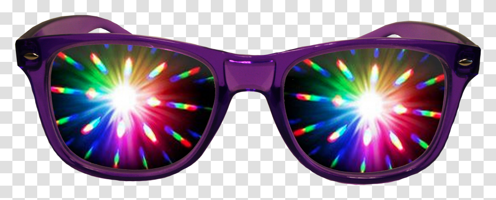 Purple Diffractionrave Glasses By American Paper Optics Rave Glasses Transparent Png