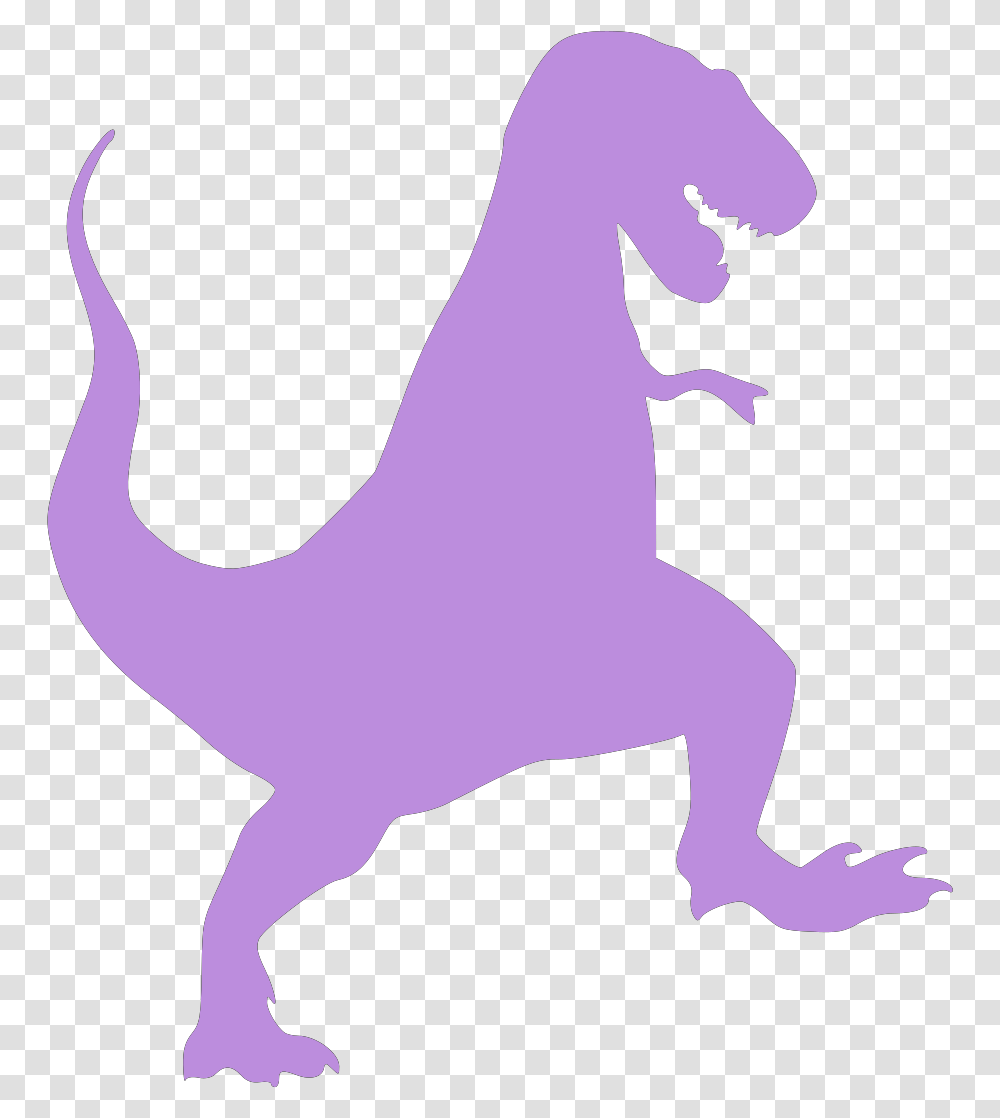 Purple Dino Svg Vector T Rex, Animal, Person, Human, Mammal Transparent Png