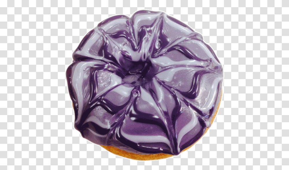 Purple Donut, Plant, Food, Ice Cream, Dessert Transparent Png