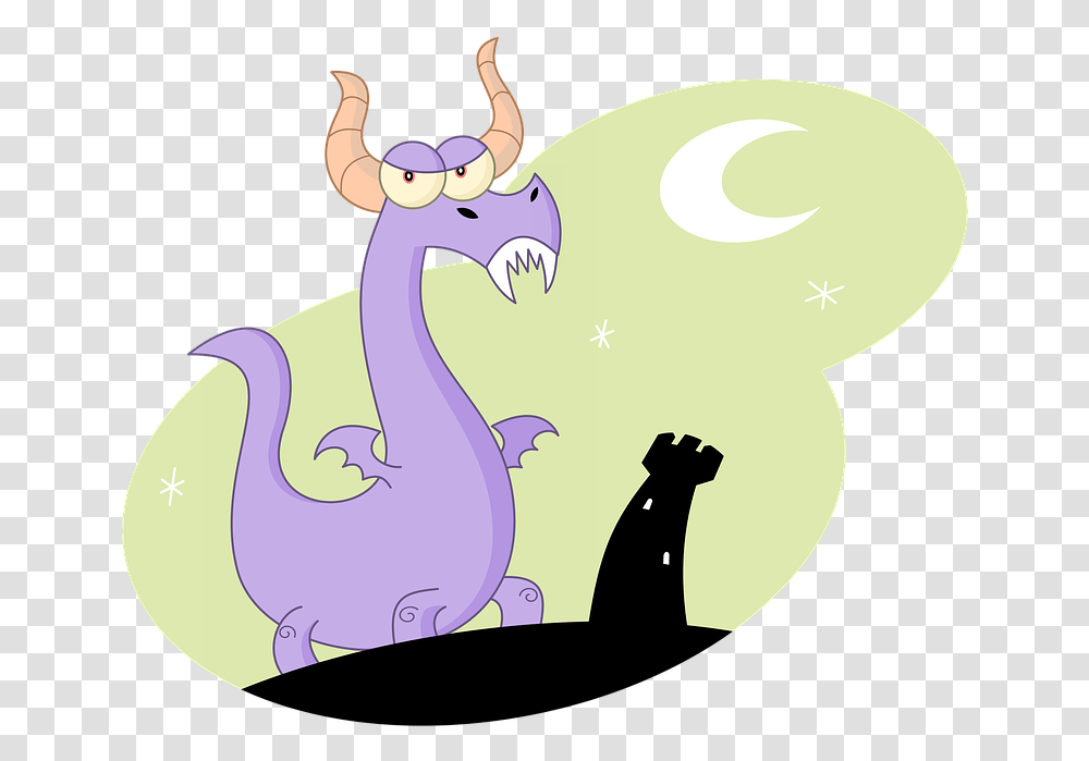 Purple Dragon Fantastic Animal Monster Creature Cartoon, Bird, Dodo, Doodle Transparent Png
