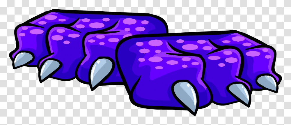 Purple Dragon Feet Monster Feet Clip Art, Gun, Weapon, Sea Life, Animal Transparent Png