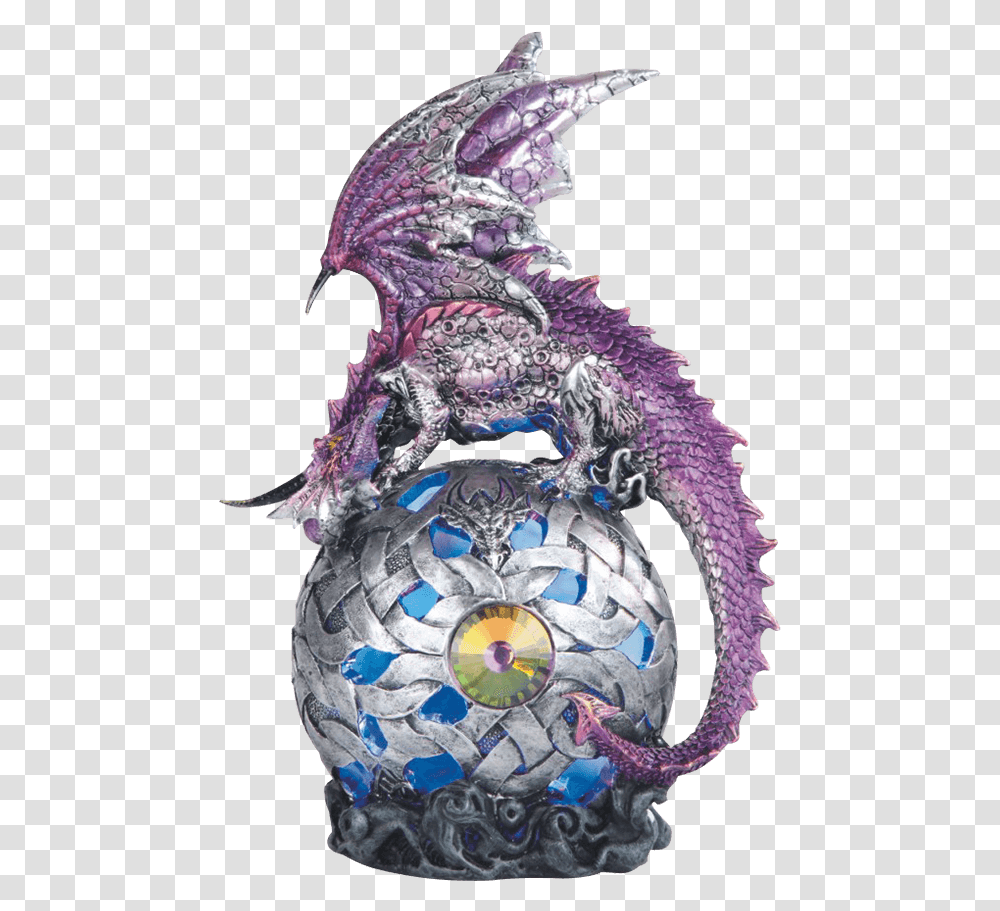 Purple Dragon Led Globe Dragon, Pinata, Toy Transparent Png