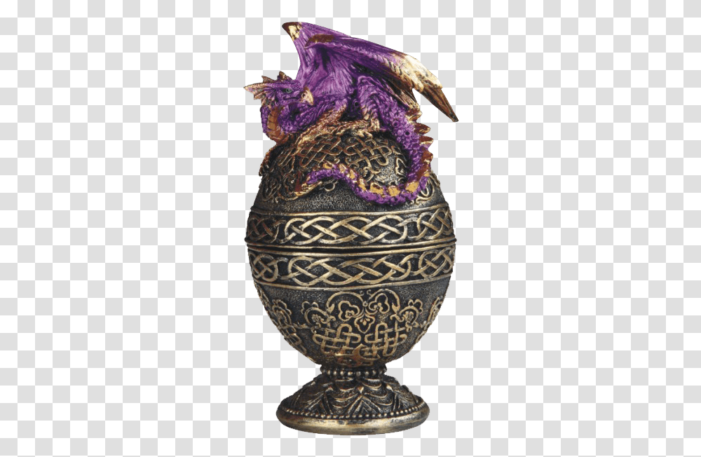 Purple Dragon Ornate Egg Trinket Box Vase, Food, Pottery, Porcelain Transparent Png