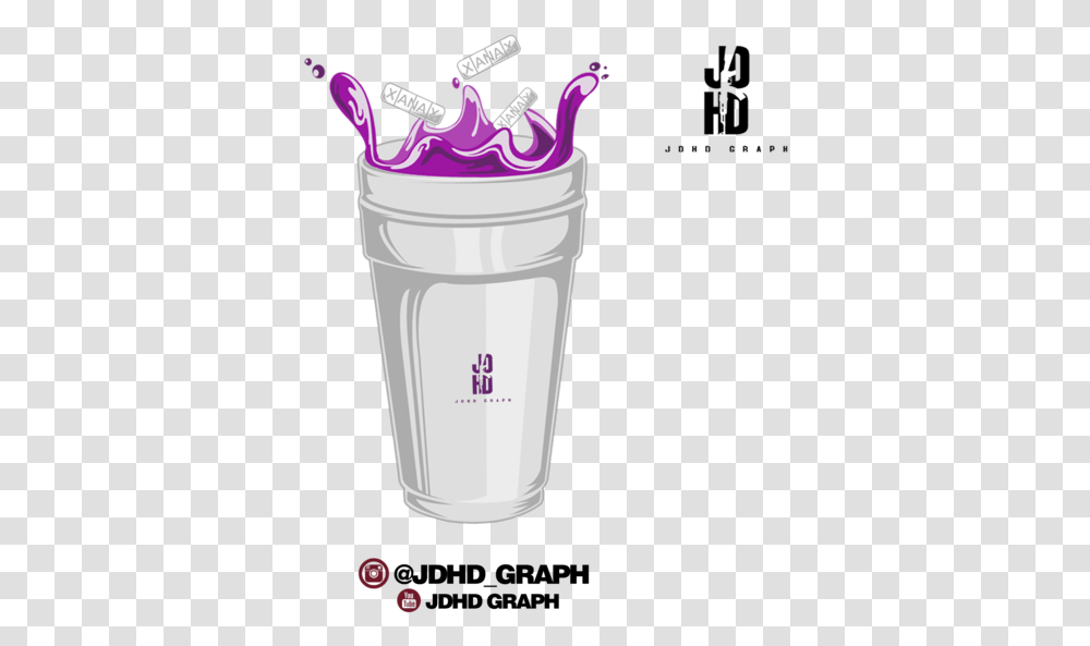 Purple Drank Hd, Shaker, Bottle, Cup, Bucket Transparent Png