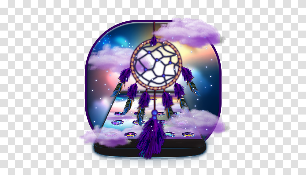 Purple Dream Catcher Theme - Lietotnes Pakalpojum Google Play Dream Catcher V11, Ornament, Tree, Plant, Graphics Transparent Png