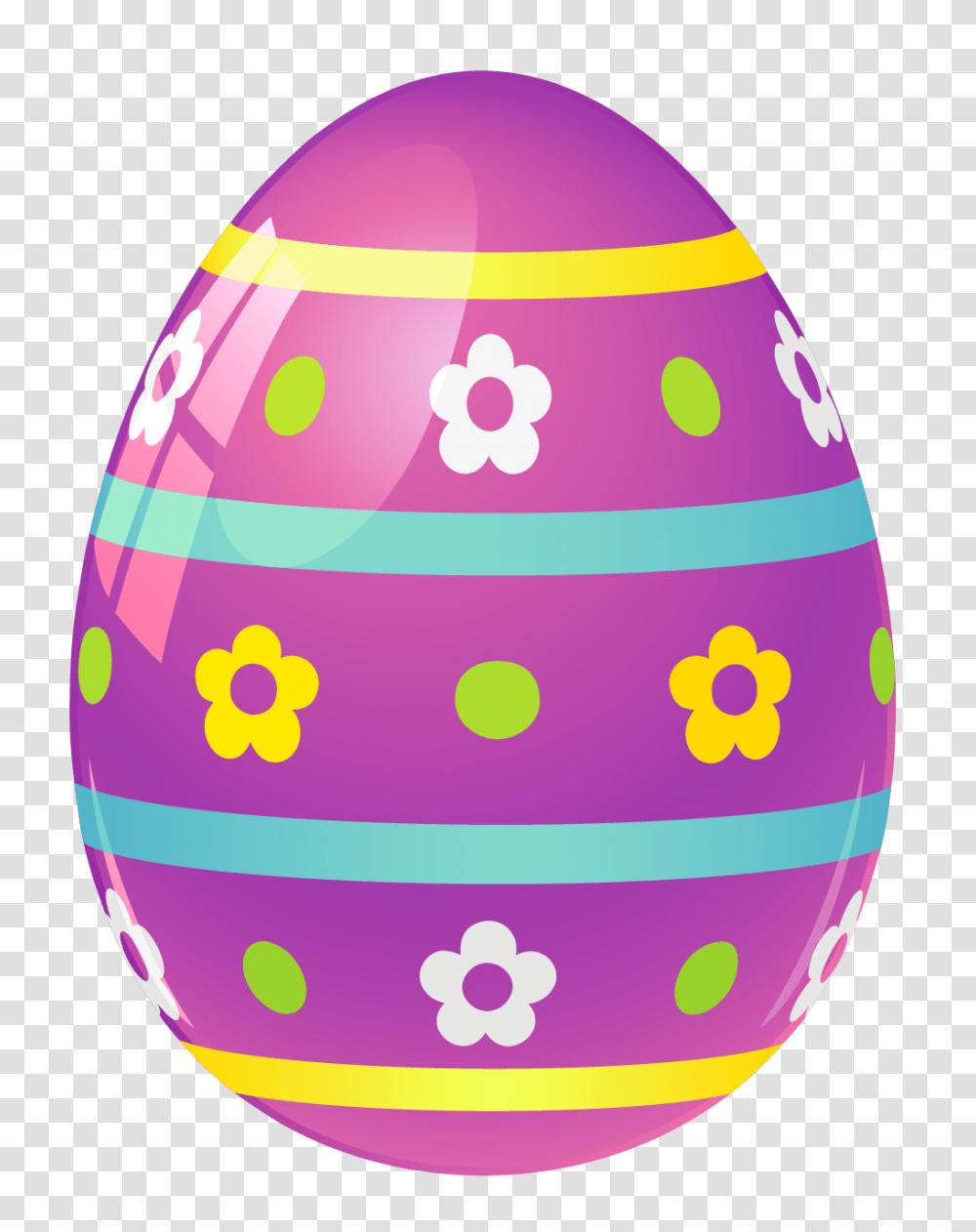 Purple Easter Egg With Flowers Easter Egg, Food, Balloon,  Transparent Png