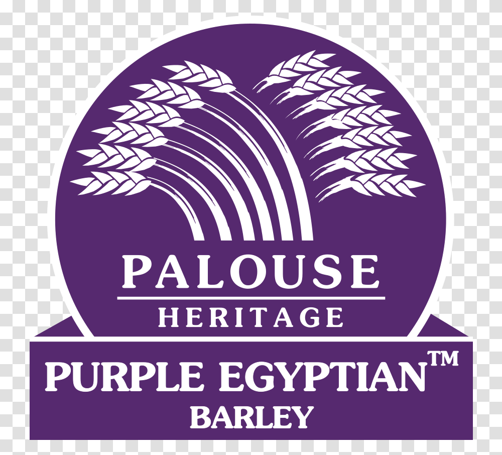 Purple Egyptian - Palouse Heritage Purple Egyptian, Poster, Advertisement, Logo, Symbol Transparent Png