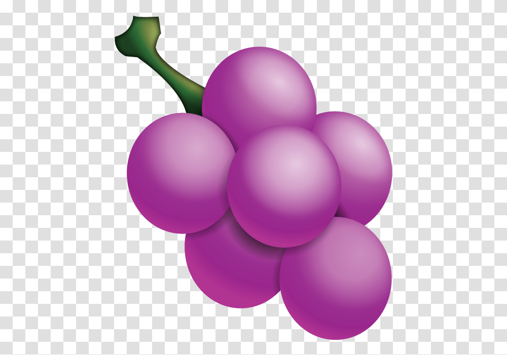 Purple Emoji Grape Emoji, Balloon, Plant, Fruit, Food Transparent Png