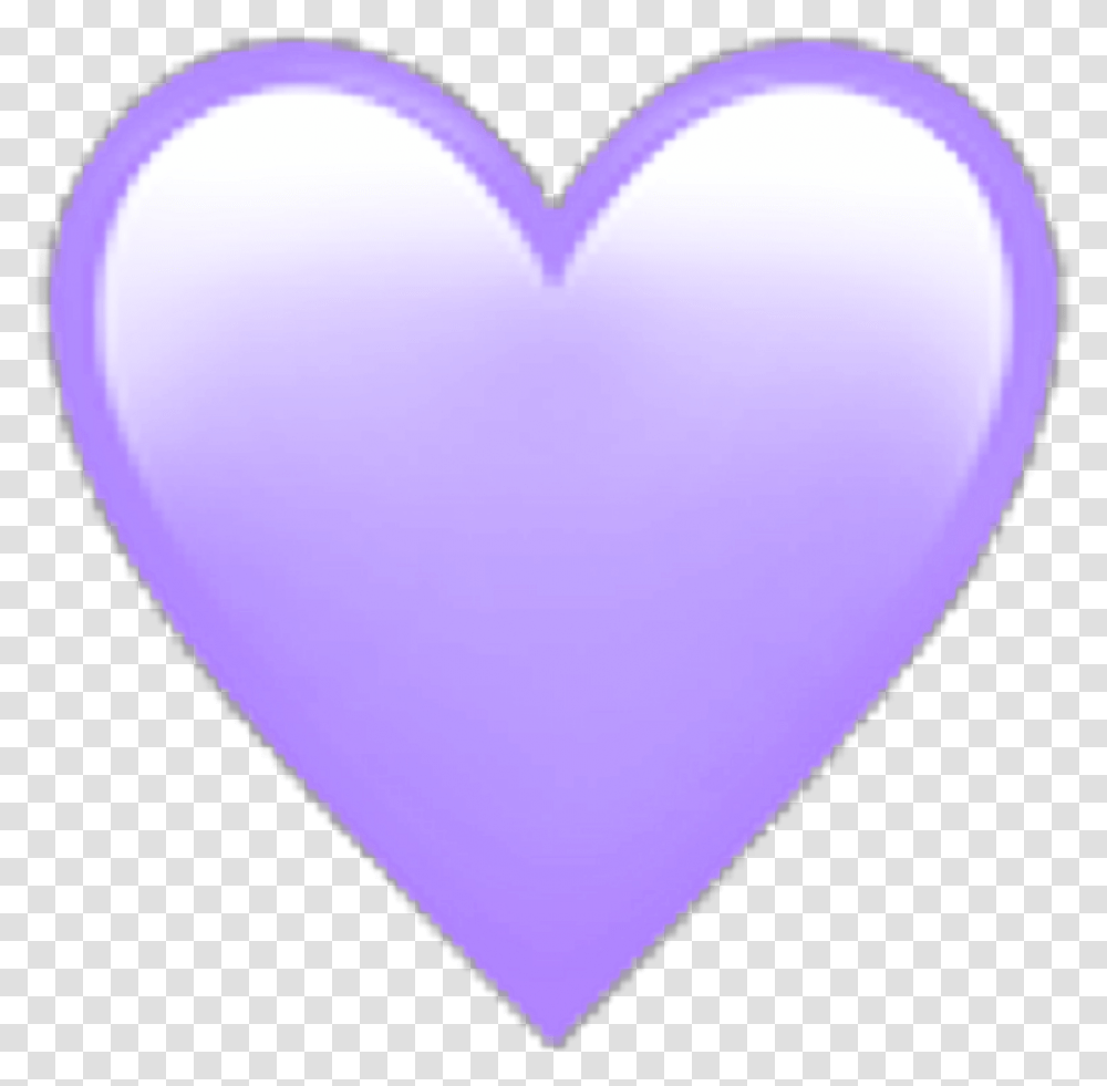 Purple Emoji Heart Peachy Heart, Balloon, Pillow Transparent Png