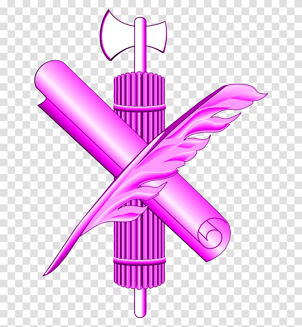 Purple Fasces Scroll Quill Administrative Office Of The Us Courts, Cylinder, Cosmetics Transparent Png