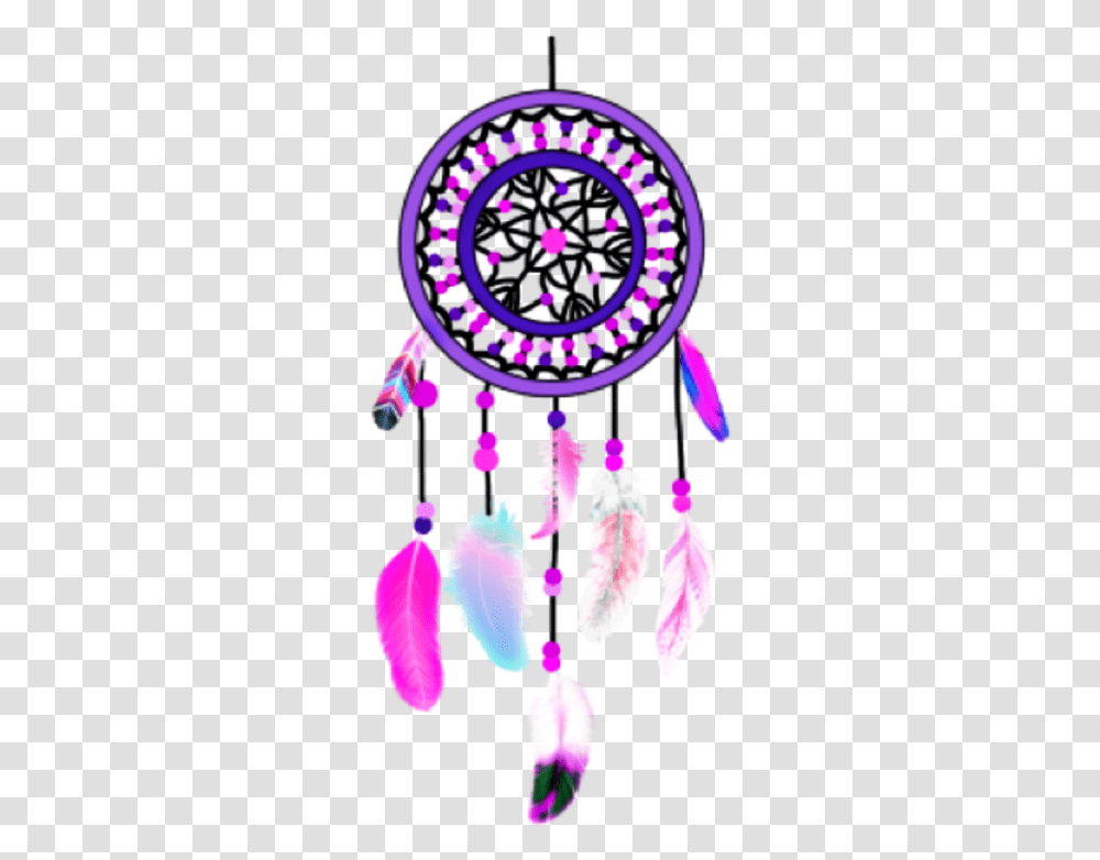 Purple Feather Feathers Dream Dreams Dreamcatcher Namaste Imagem Bom Dia, Pattern, Floral Design Transparent Png