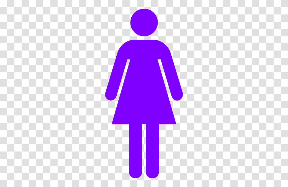 Purple Female Restroom Symbol Clip Art, Apparel, Sleeve, Long Sleeve Transparent Png