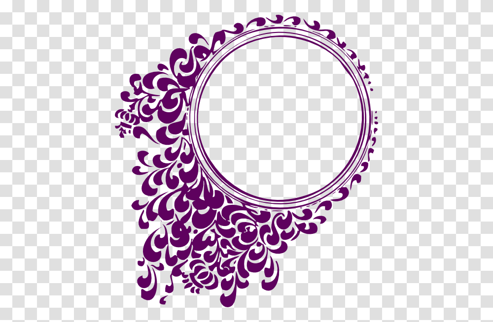 Purple Filigree Circle Clip Art At Clipart Library Circle Background Design, Oval, Pattern, Bracelet, Jewelry Transparent Png