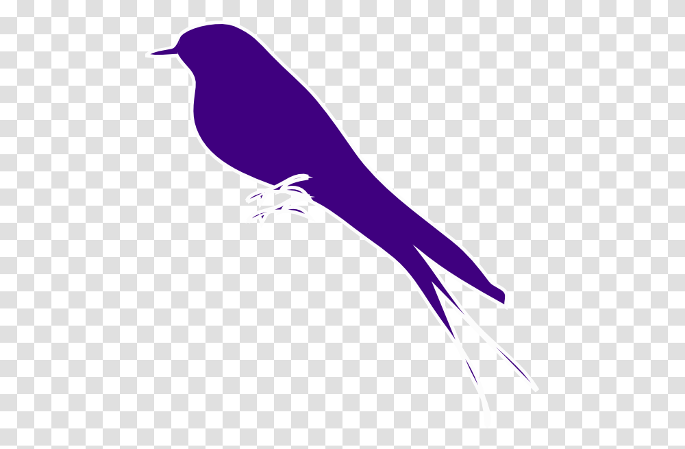 Purple Finch On A Branch Clip Art, Animal, Silhouette, Bird, Gecko Transparent Png