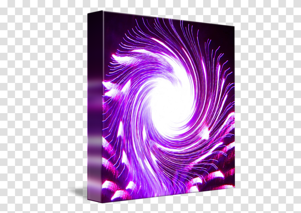 Purple Fire Art Peacock Feather By Sr Smith Vortex, Lighting, Ornament, Pattern, Fractal Transparent Png