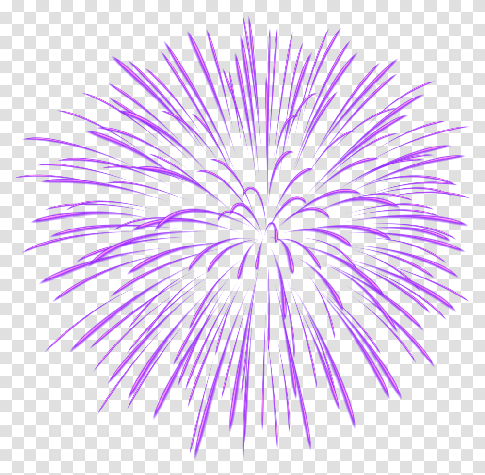 Purple Fireworks Background Transparent Png