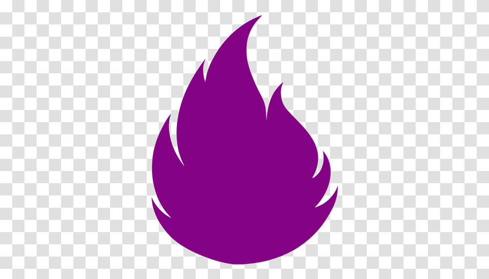 Purple Flame 2 Icon Orange Flame Icon, Plant, Vegetable, Food, Flower Transparent Png