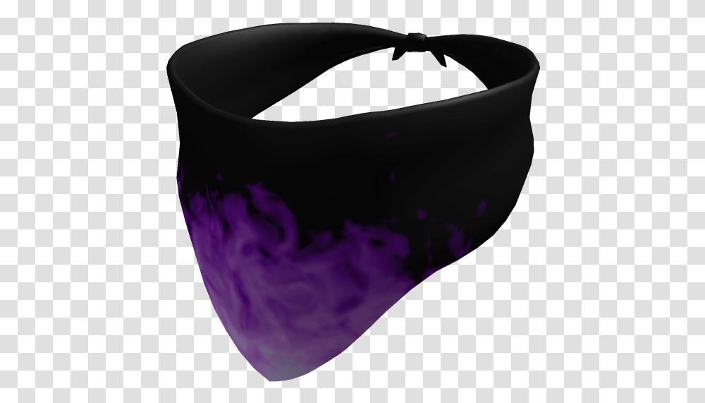Purple Flames Bandana Purple Flames Bandana Roblox, Bowl, Glass, Cup, Pottery Transparent Png