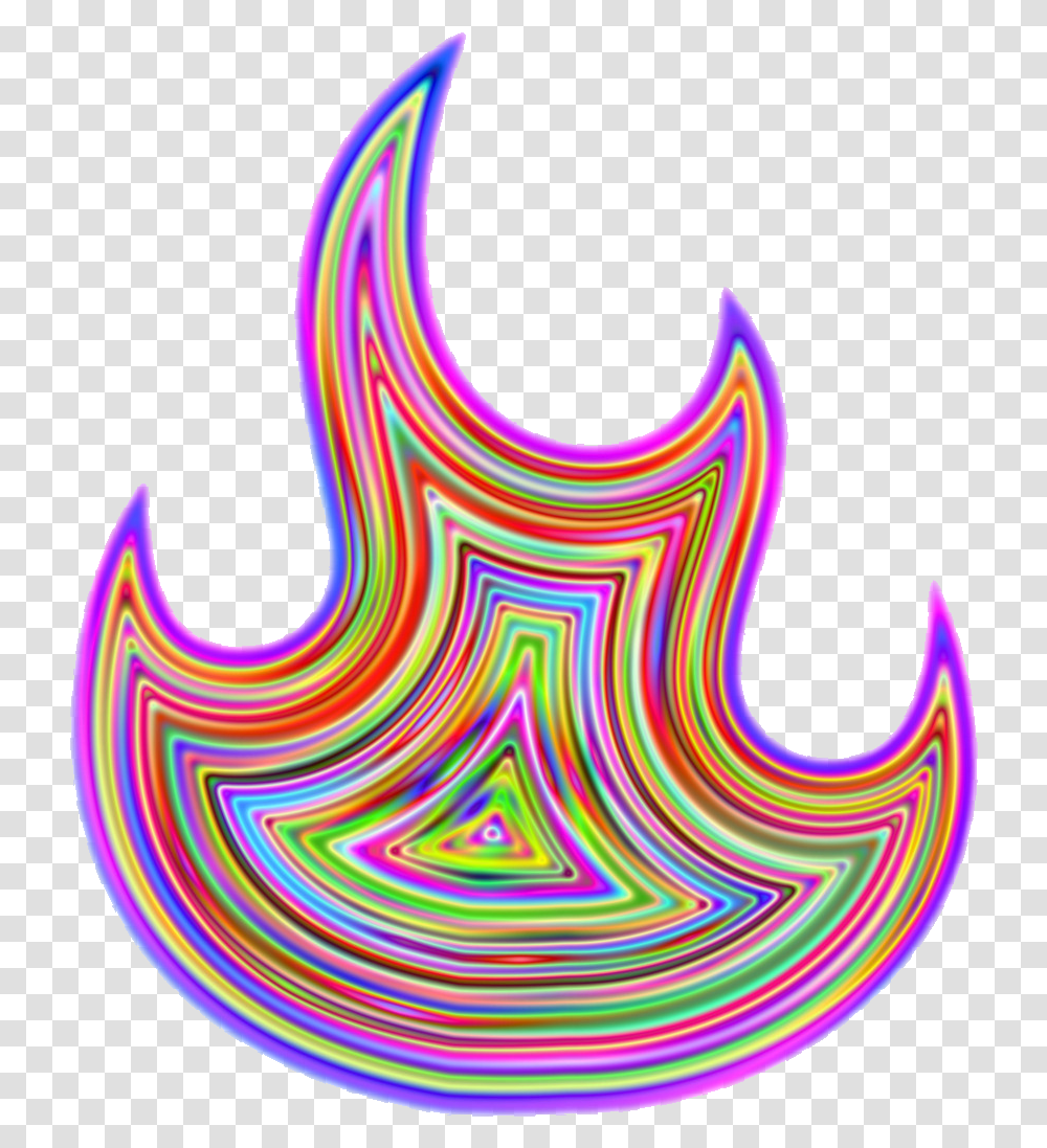 Purple Flames Prismatic Fire, Spiral, Pattern, Coil, Fractal Transparent Png