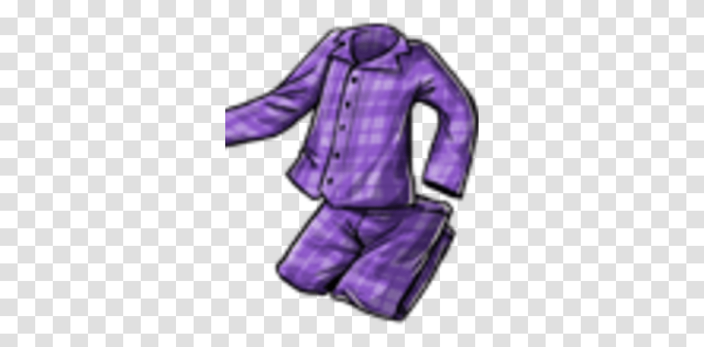 Purple Flannel Pajamas Long Sleeve, Clothing, Shirt, Person, Pants Transparent Png