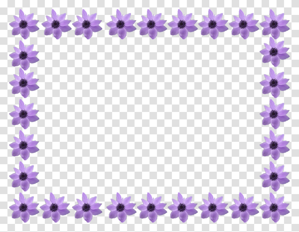 Purple Flower Border Moldura Florzinha, Rug, Plant, Petal Transparent Png