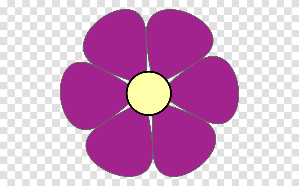 Purple Flower Clip Art At Clker Flower Daisy Clipart, Petal, Plant, Blossom, Balloon Transparent Png