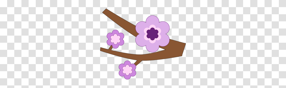 Purple Flower Clip Art Border, Floral Design, Pattern, Wand Transparent Png